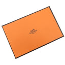 エルメス HERMES カルヴィ デュオ ルージュアッシュ エバーカーフ カードケース シルバー金具 フラグメントケース 2024年製