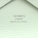 エルメス HERMES カルヴィ デュオ ヴェールフィズ ヴォーエプソン カードケース シルバー金具 フラグメントケース 2025年製