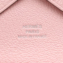 エルメス HERMES カルヴィ デュオ ローズサクラ エバーカラー カードケース シルバー金具 フラグメントケース 2024年製
