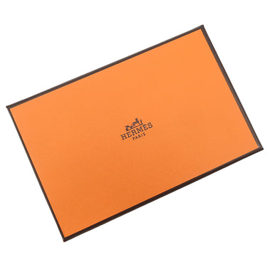 エルメス HERMES カルヴィ デュオ ショコラ エバーカラー カードケース シルバー金具 フラグメントケース