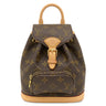 ルイヴィトン LOUIS VUITTON モンスリ MINI M11199 モノグラム モノグラムキャンバス リュック・デイパック ゴールド金具 茶 バックパック