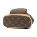 ルイヴィトン LOUIS VUITTON モンスリ MINI M11199 モノグラム モノグラムキャンバス リュック・デイパック ゴールド金具 茶 バックパック