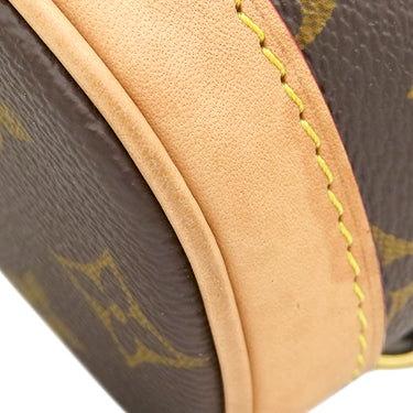 ルイヴィトン LOUIS VUITTON モンスリ MINI M11199 モノグラム モノグラムキャンバス リュック・デイパック ゴールド金具 茶 バックパック