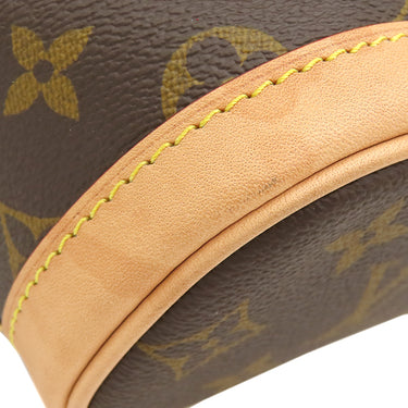 ルイヴィトン LOUIS VUITTON モンスリ MINI M11199 モノグラム モノグラムキャンバス リュック・デイパック ゴールド金具 茶 バックパック