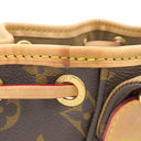 ルイヴィトン LOUIS VUITTON モンスリ MINI M11199 モノグラム モノグラムキャンバス リュック・デイパック ゴールド金具 茶 バックパック