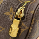 ルイヴィトン LOUIS VUITTON モンスリ MINI M11199 モノグラム モノグラムキャンバス リュック・デイパック ゴールド金具 茶 バックパック