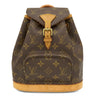 ルイヴィトン LOUIS VUITTON ミニ モンスリ M51137 モノグラム モノグラムキャンバス リュック・デイパック ゴールド金具 茶 バックパック