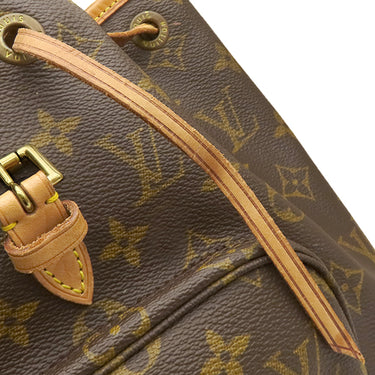 ルイヴィトン LOUIS VUITTON ミニ モンスリ M51137 モノグラム モノグラムキャンバス リュック・デイパック ゴールド金具 茶 バックパック