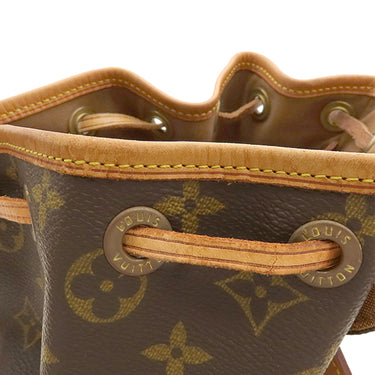 ルイヴィトン LOUIS VUITTON ミニ モンスリ M51137 モノグラム モノグラムキャンバス リュック・デイパック ゴールド金具 茶 バックパック