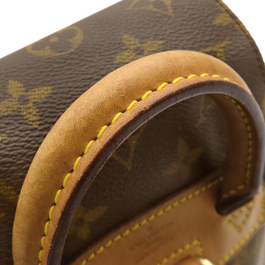 ルイヴィトン LOUIS VUITTON ミニ モンスリ M51137 モノグラム モノグラムキャンバス リュック・デイパック ゴールド金具 茶 バックパック