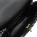シャネル CHANEL マトラッセ チェーンショルダー ブラック レザー ショルダーバッグ ヴィンテージ金具 ココマーク パールハンドル