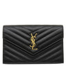 サンローラン SAINT LAURENT カサンドラ チェーンウォレット 742920 ブラック レザー チェーンウォレット ゴールド金具 ショルダー クラッチバッグ