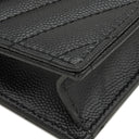 サンローラン SAINT LAURENT カサンドラ チェーンウォレット 742920 ブラック レザー チェーンウォレット ゴールド金具 ショルダー クラッチバッグ