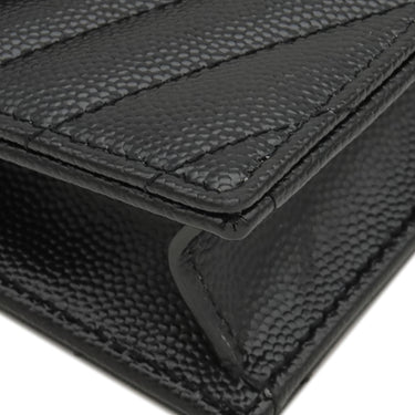 サンローラン SAINT LAURENT カサンドラ チェーンウォレット 742920 ブラック レザー チェーンウォレット ゴールド金具 ショルダー クラッチバッグ