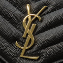 サンローラン SAINT LAURENT カサンドラ チェーンウォレット 742920 ブラック レザー チェーンウォレット ゴールド金具 ショルダー クラッチバッグ