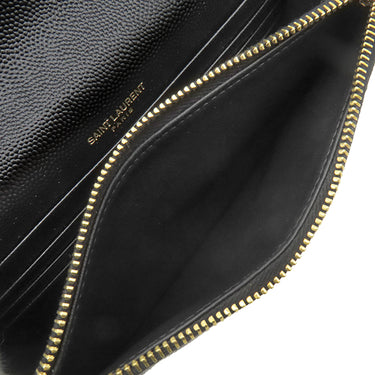 サンローラン SAINT LAURENT カサンドラ チェーンウォレット 742920 ブラック レザー チェーンウォレット ゴールド金具 ショルダー クラッチバッグ