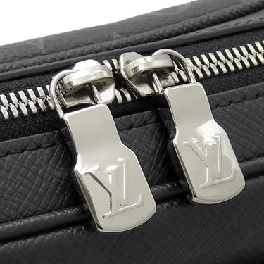 ルイヴィトン LOUIS VUITTON アウトドア メッセンジャー PM M30233 ブラック タイガ モノグラムエクリプス ショルダーバッグ シルバー金具 黒