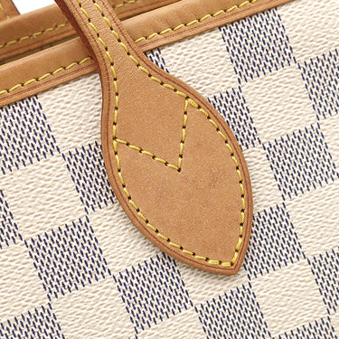 ルイヴィトン LOUIS VUITTON ネヴァーフル MM N51107 ダミエアズール ダミエアズールキャンバス トートバッグ ゴールド金具 ベージュ トート 旧型
