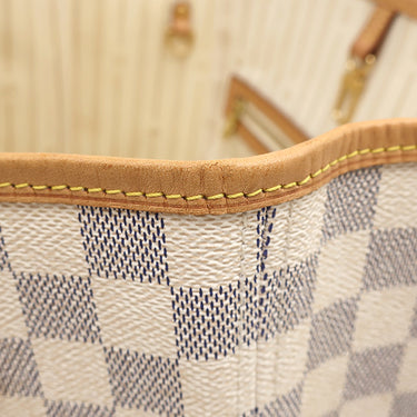 ルイヴィトン LOUIS VUITTON ネヴァーフル MM N51107 ダミエアズール ダミエアズールキャンバス トートバッグ ゴールド金具 ベージュ トート 旧型