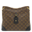 ルイヴィトン LOUIS VUITTON オデオン NM MM M45352 モノグラム×ノワール モノグラムキャンバス レザー ショルダーバッグ ゴールド金具 茶 黒 ショルダー