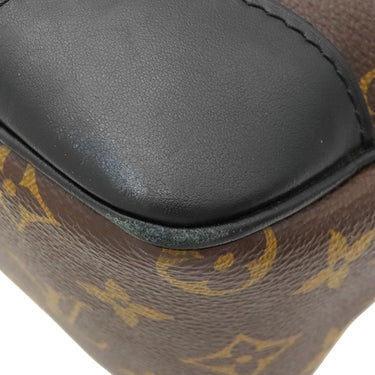 ルイヴィトン LOUIS VUITTON オデオン NM MM M45352 モノグラム×ノワール モノグラムキャンバス レザー ショルダーバッグ ゴールド金具 茶 黒 ショルダー