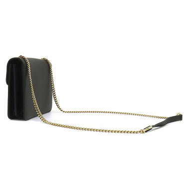 グッチ GUCCI インターロッキングG チェーンショルダー 510304 ブラック レザー ショルダーバッグ ゴールド金具 黒 アウトレット品