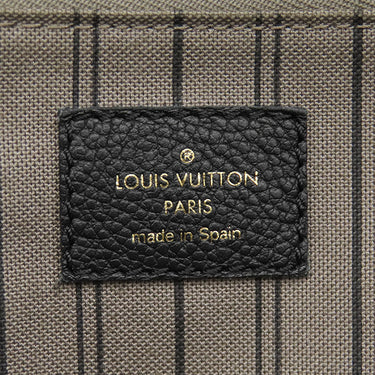 ルイヴィトン LOUIS VUITTON ソルボンヌ M44016 ブラック モノグラムアンプラント リュック・デイパック ゴールド金具 黒 リュック