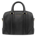 ジバンシイ GIVENCHY ルクレツィア ミニ ブラック レザー 2WAYバッグ ゴールド金具 黒 ミニボストン ショルダー