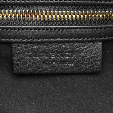ジバンシイ GIVENCHY ルクレツィア ミニ ブラック レザー 2WAYバッグ ゴールド金具 黒 ミニボストン ショルダー