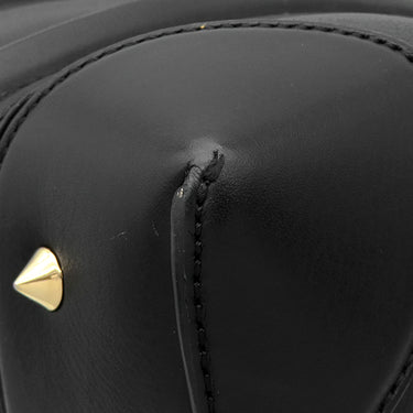 ジバンシイ GIVENCHY ルクレツィア ミニ ブラック レザー 2WAYバッグ ゴールド金具 黒 ミニボストン ショルダー