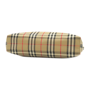 バーバリー BURBERRY ヴィンテージチェック トート 8017740 ベージュ×レッド キャンバス 2WAYバッグ チェック柄 ショルダー A4 大容量