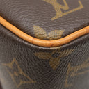 ルイヴィトン LOUIS VUITTON ソナチネ M51902 モノグラム モノグラムキャンバス ハンドバッグ ゴールド金具 茶 赤