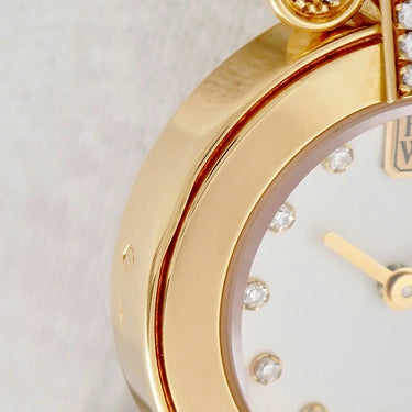 腕時計 ハリーウィンストン Harry Winston プルミエール クオーツ レディース K18YG無垢 ダイヤモンド ラウンド