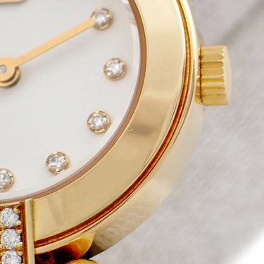 腕時計 ハリーウィンストン Harry Winston プルミエール クオーツ レディース K18YG無垢 ダイヤモンド ラウンド