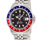 腕時計 ロレックス ROLEX GMTマスター I 16700 N番 自動巻き メンズ N番 ペプシ 青 赤 黒 ベンツ針 ジュビリーブレス ヴィンテージ