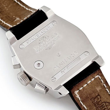 腕時計 ヨーロピアン・カンパニー・ウォッチ EUROPEAN COMPANY WATCH パナール F40マグナム クロノグラフ PF40ST4658 自動巻き メンズ アイボリー ECW