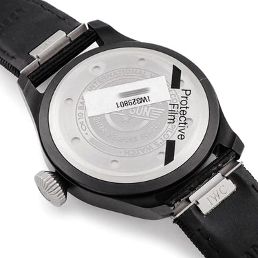 腕時計 IWC IWC ビッグ パイロット ウォッチ 43 トップガン IW329801 自動巻き メンズ 新品同様 ブラック 黒 アラビア