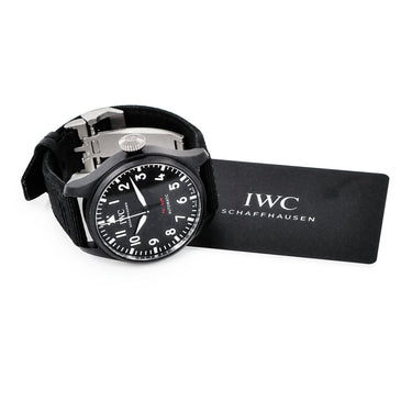 腕時計 IWC IWC ビッグ パイロット ウォッチ 43 トップガン IW329801 自動巻き メンズ 新品同様 ブラック 黒 アラビア