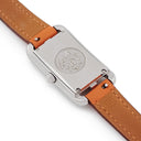 腕時計 エルメス HERMES ナンタケット ミディアム NA2.210 クオーツ レディース シルバー アラビア 四角 角型