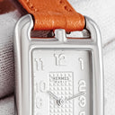 腕時計 エルメス HERMES ナンタケット ミディアム NA2.210 クオーツ レディース シルバー アラビア 四角 角型