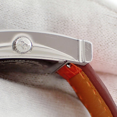 腕時計 エルメス HERMES Hウォッチ PM HH1.210 クオーツ レディース 純正ダイヤ ホワイト シェル H型 スクエア 2針