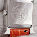 腕時計 エルメス HERMES Hウォッチ PM HH1.210 クオーツ レディース 純正ダイヤ ホワイト シェル H型 スクエア 2針