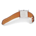 腕時計 エルメス HERMES Hウォッチ TGM HH1.810 036831WW00 クオーツ メンズ ホワイト スクエア H型 アラビア
