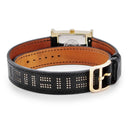 腕時計 エルメス HERMES Hウォッチ PM HH1.202 HH1.202.142/VB892 クオーツ レディース ホワイト H型 スクエア ドゥブルトゥール