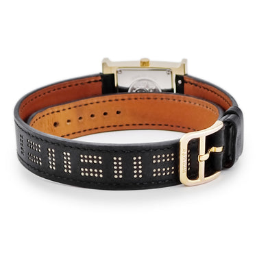 腕時計 エルメス HERMES Hウォッチ PM HH1.202 HH1.202.142/VB892 クオーツ レディース ホワイト H型 スクエア ドゥブルトゥール