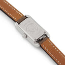 腕時計 エルメス HERMES ナンタケット PM NA2.110 クオーツ レディース シルバー アラビア 角型 ドゥブルトゥール
