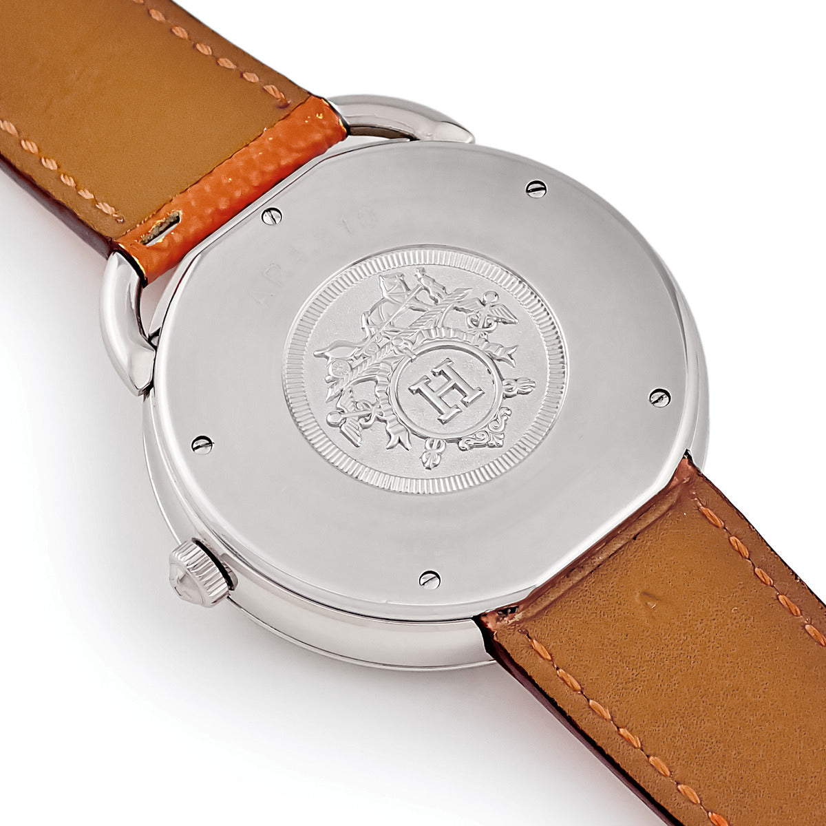 エルメス HERMES アルソー AR4.810 自動巻き メンズ 青針 デイト