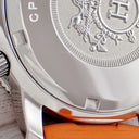 腕時計 エルメス HERMES クリッパー ダイバー クロノグラフ CP2.410 クオーツ メンズ スモールセコンド デイト アラビア
