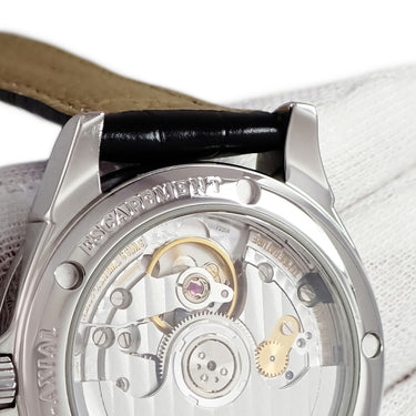 腕時計 オメガ OMEGA デ ヴィル コーアクシャル GMT 4862.31.32 自動巻き メンズ ブラック バー デイト クロノメーター