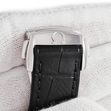 腕時計 オメガ OMEGA デ ヴィル コーアクシャル GMT 4862.31.32 自動巻き メンズ ブラック バー デイト クロノメーター